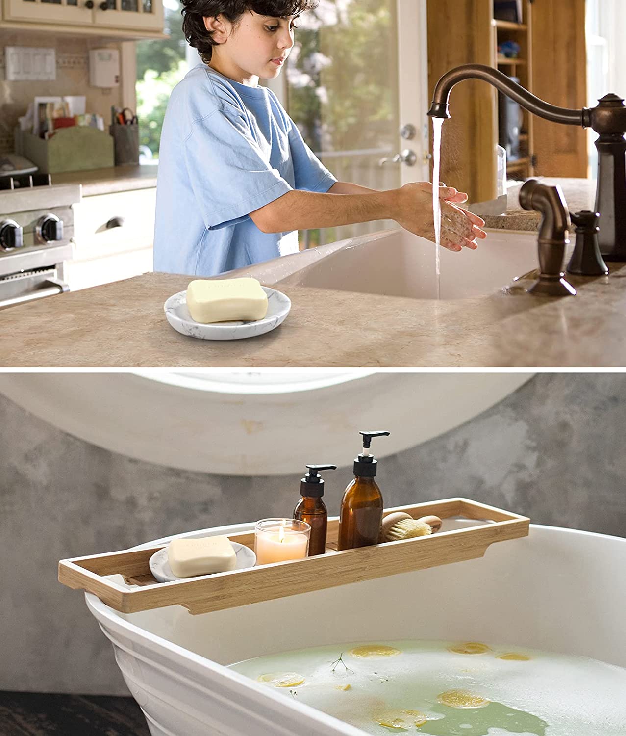 Marble Style Bathroom Soap Dish Manufacturer