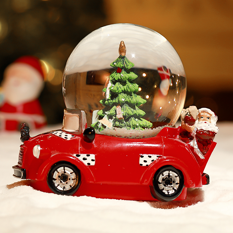 Resin Car Shap Base Snow Dancer Globe Manufacturer
