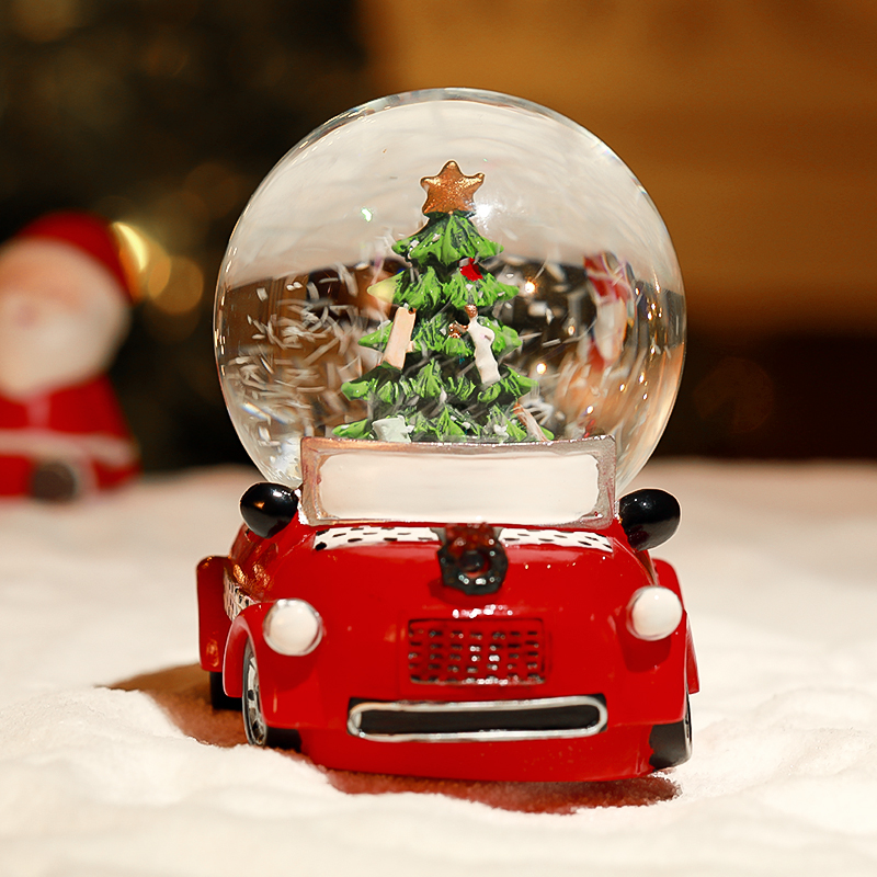 Resin Car Shap Base Snow Dancer Globe Manufacturer