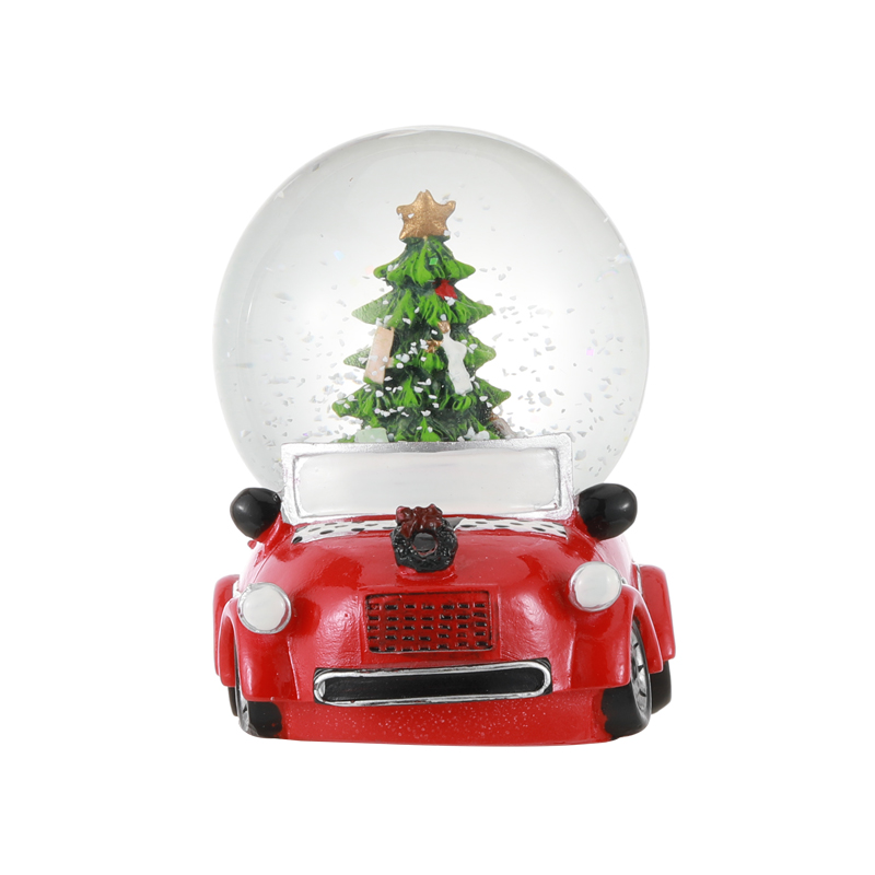 Resin Car Shap Base Snow Dancer Globe Manufacturer