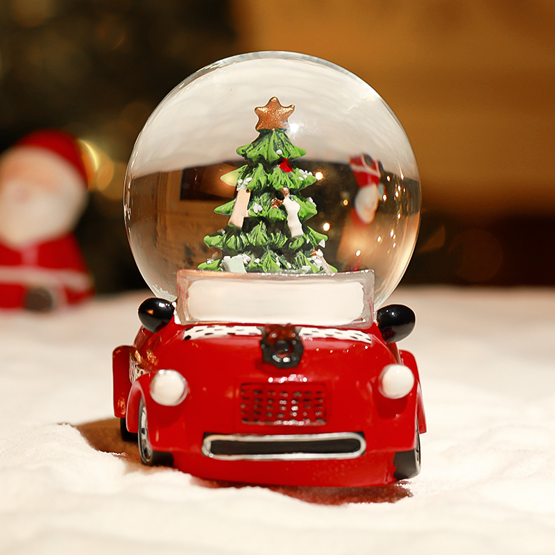 Resin Car Shap Base Snow Dancer Globe Manufacturer