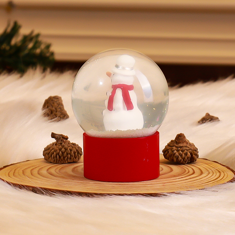 Glass Blowing Snowman Crystal Ball Manufacturer