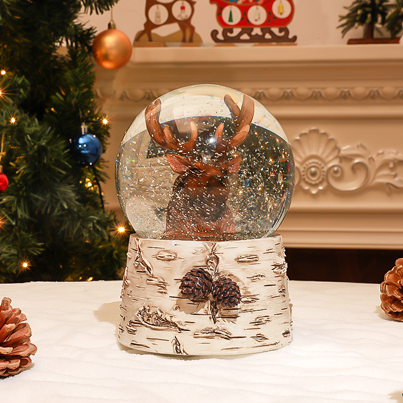 Brown Deer Snow Musical Box Manufacturer