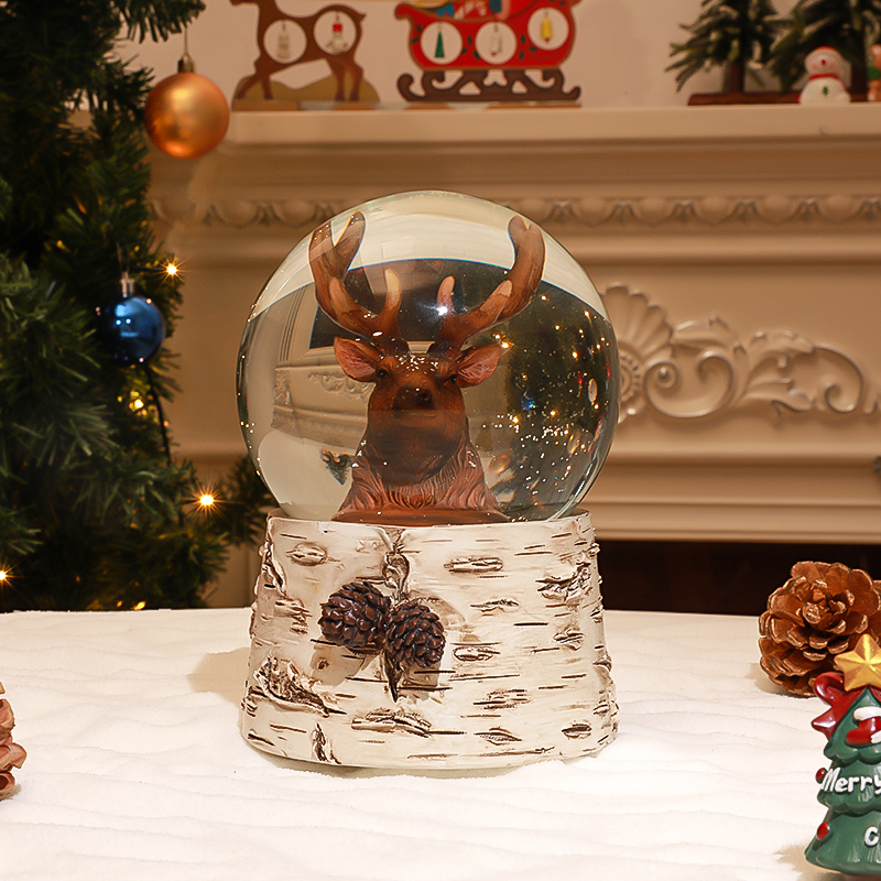 Brown Deer Snow Musical Box Manufacturer