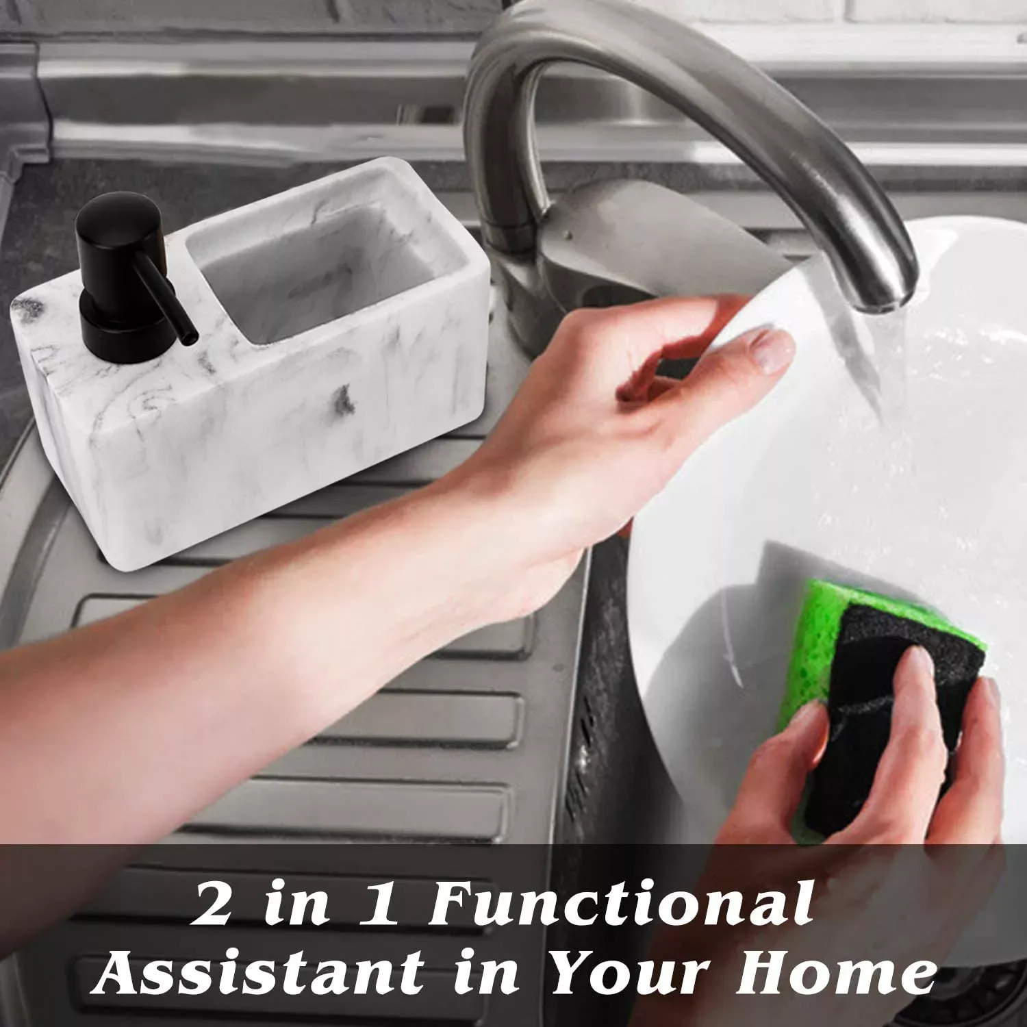 Resin Kitchen Soap Container Manufacturer