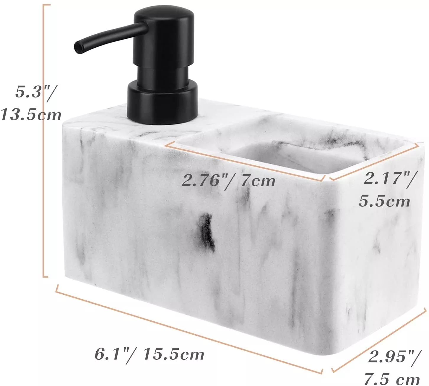 Resin Kitchen Soap Container Manufacturer