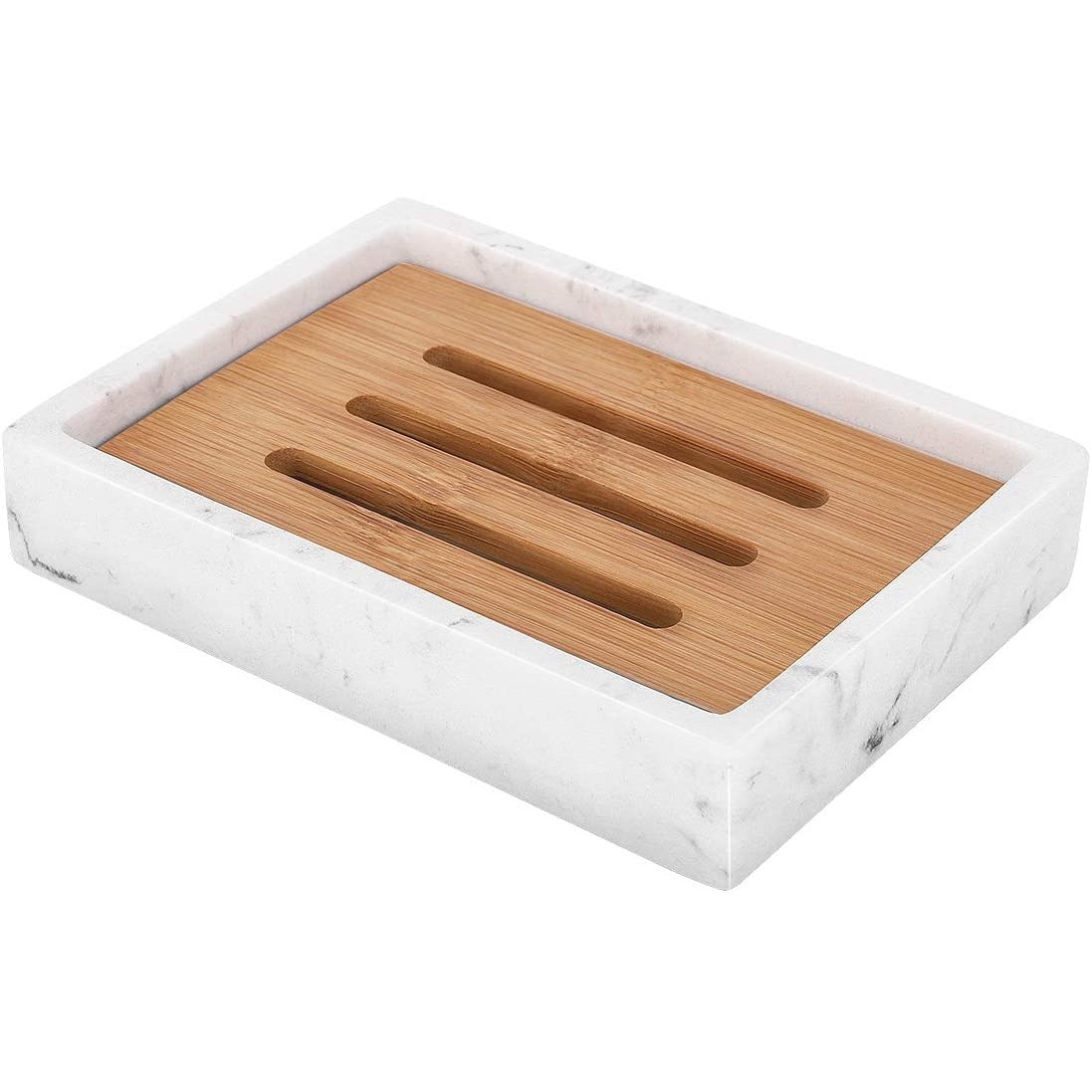 Bamboo Removable Piece Soap Dish Manufacturer