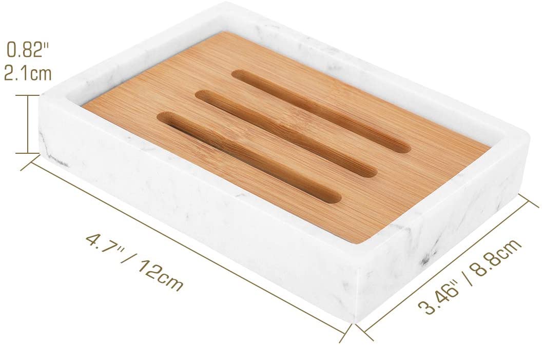 Bamboo Removable Piece Soap Dish Manufacturer