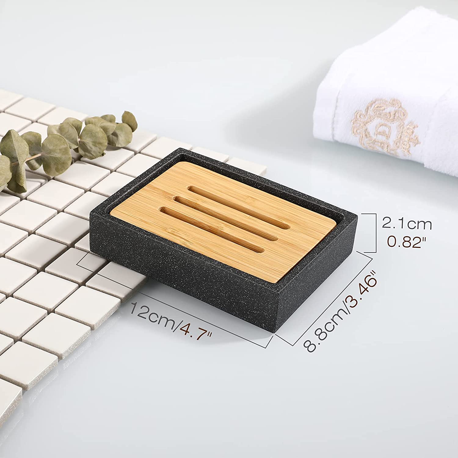 Bamboo Removable Piece Soap Dish Manufacturer