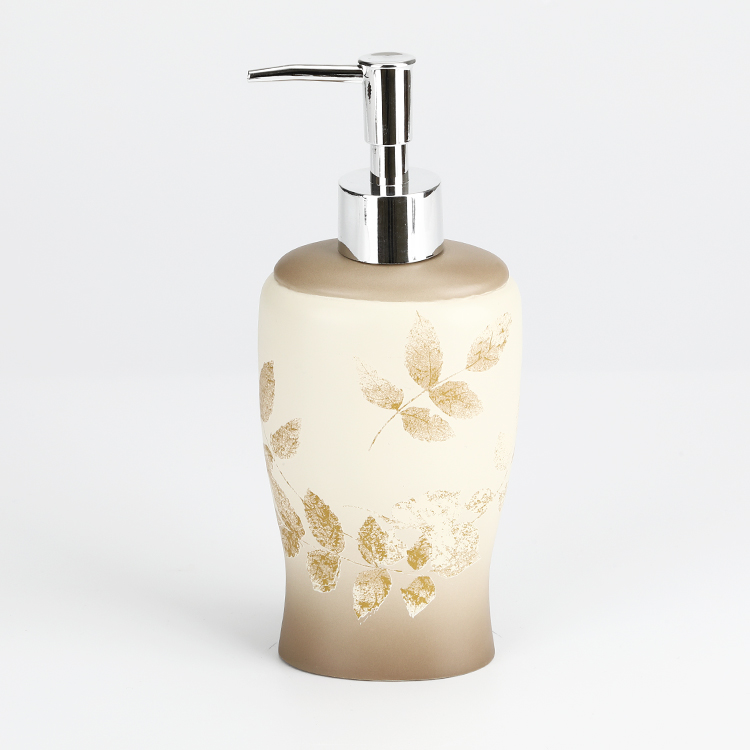 Debossed Leaves Resin Bathroom Organizer Manufacturer