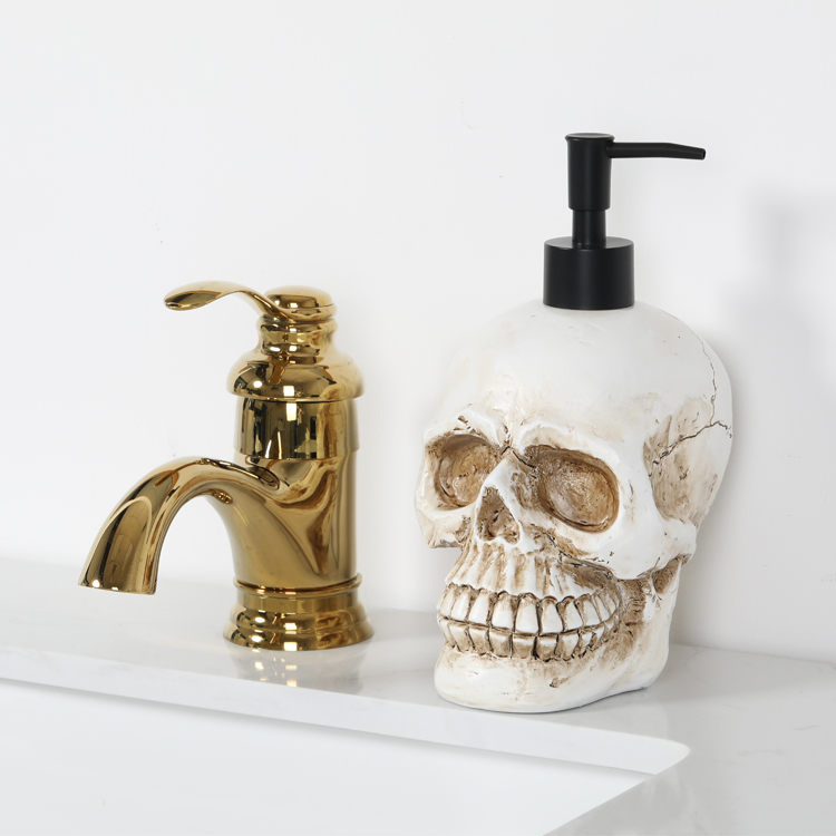 Resin Halloween Skull Soap Container manufacturer