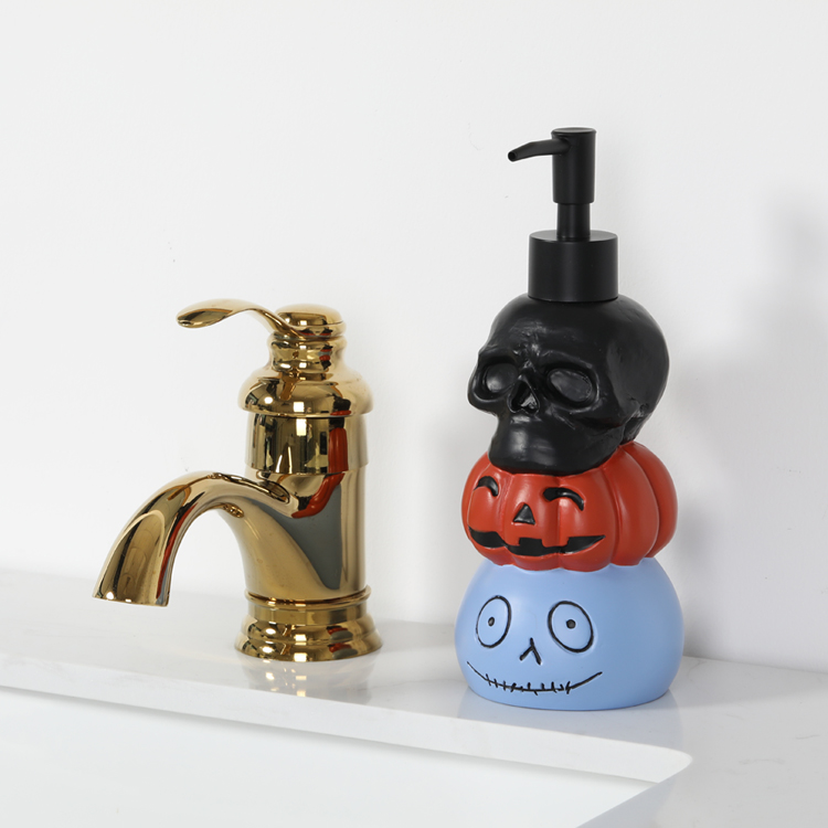 Resin Halloween Skull Soap Container manufacturer