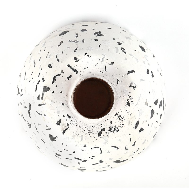 Home Decor Terrazzo Style Cement Candle Stand Manufacturer