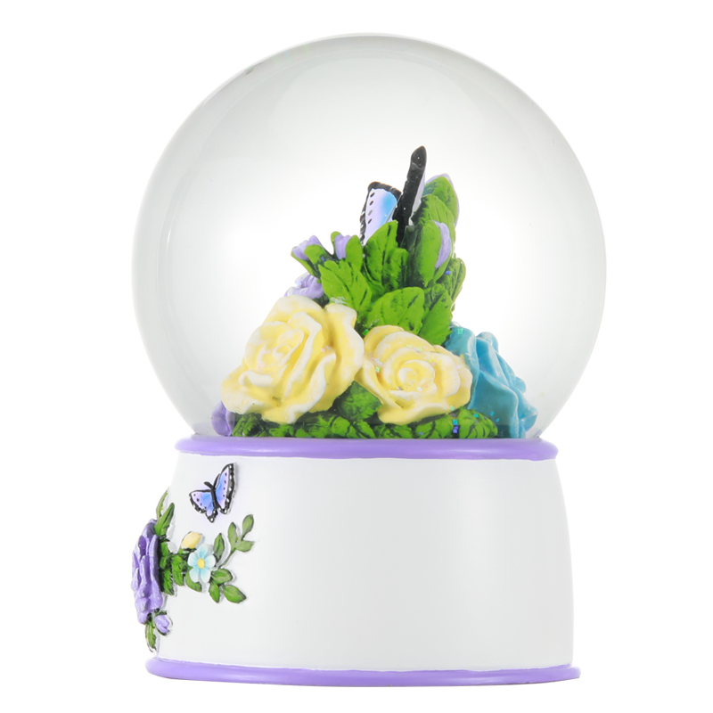 Flowers Romantic Snow Globe Manufacturer