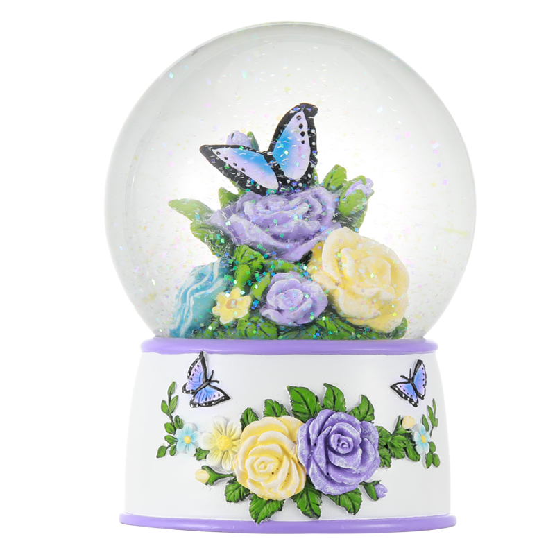 Flowers Romantic Snow Globe Manufacturer