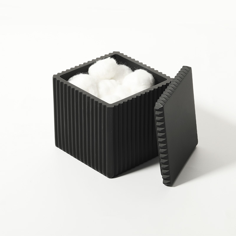 Black Vertical Stripe Resin Bathroom Sets Manufacturer