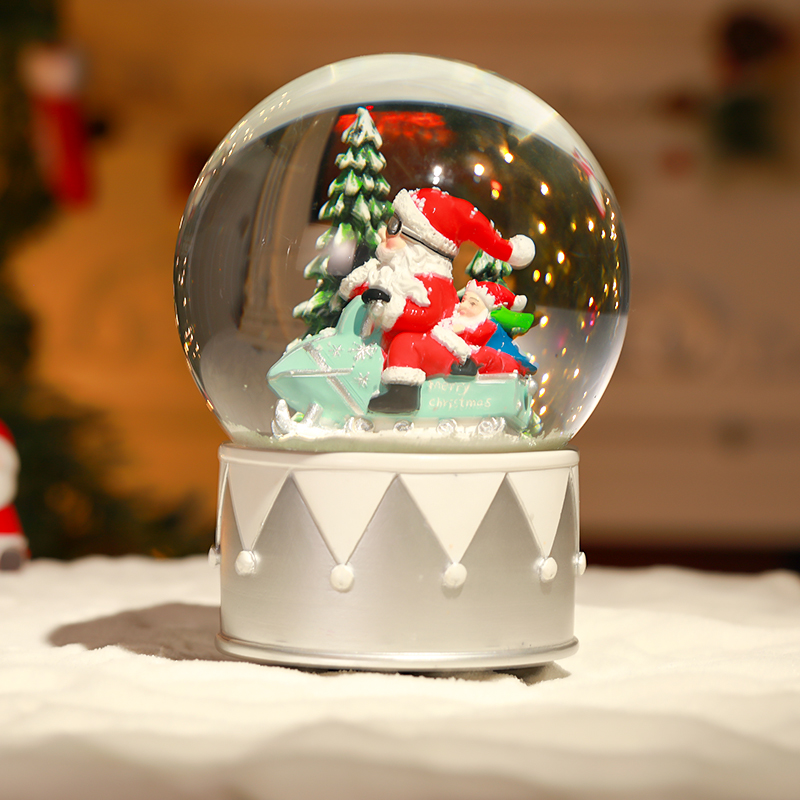 Resin Santa Claus Snow Dancer Globe Manufacturer