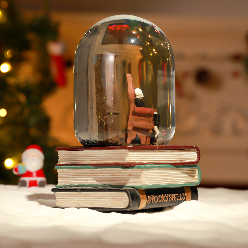 Book Base Halloween Snow Globe Manufacturer