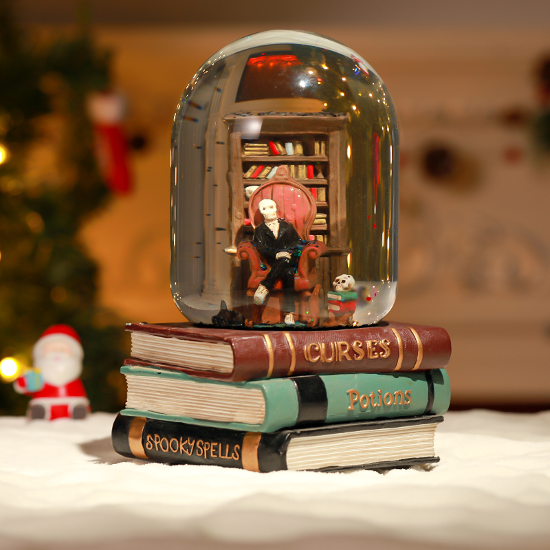Book Base Halloween Snow Globe Manufacturer