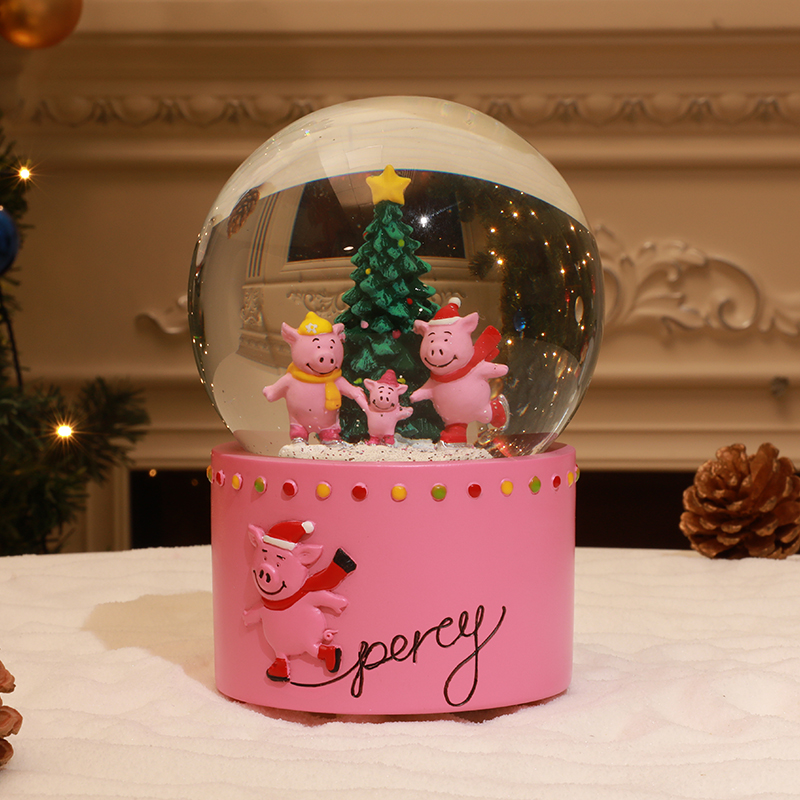 Resin Pig Snow Dancer Globe Manufacturer
