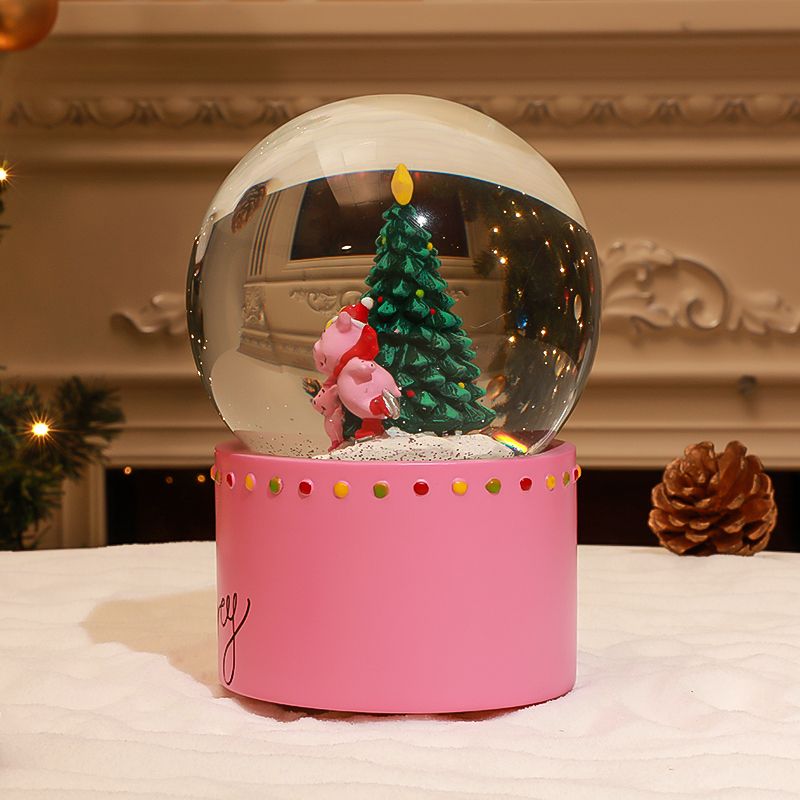 Resin Pig Snow Dancer Globe Manufacturer