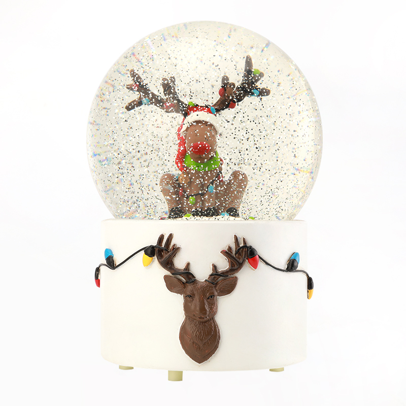 Resin Deer Dancer Snow Globe manufacturer