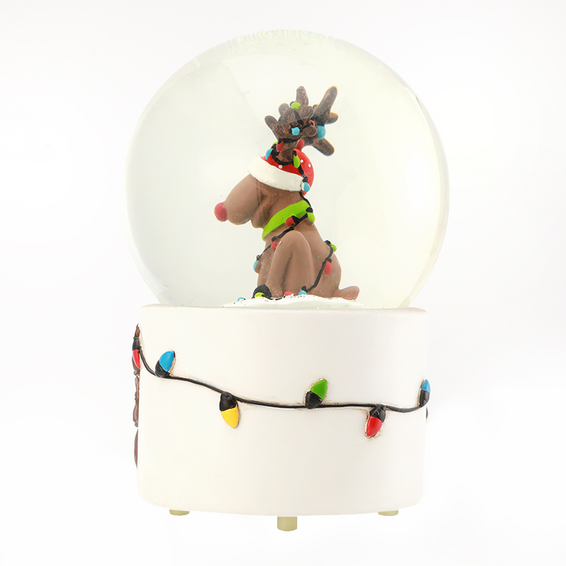 Resin Deer Dancer Snow Globe manufacturer