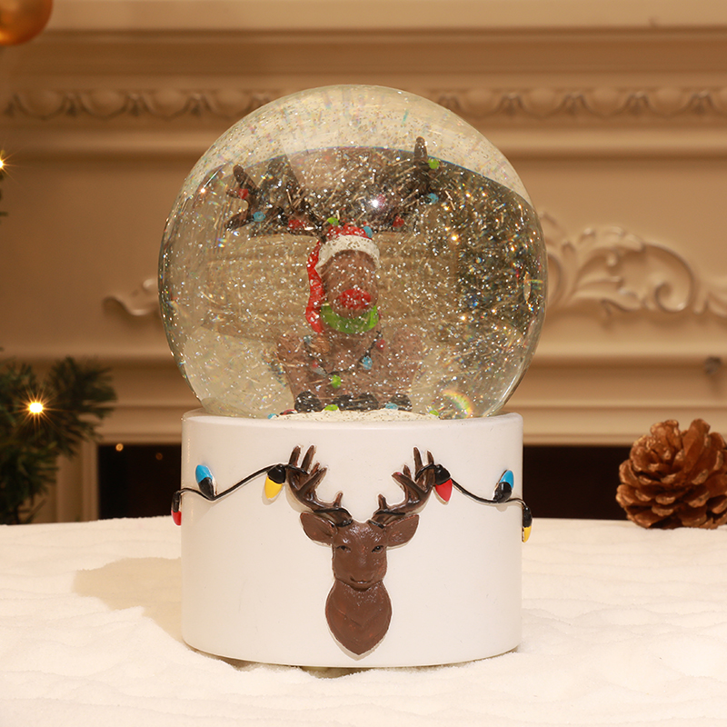 Resin Deer Dancer Snow Globe manufacturer