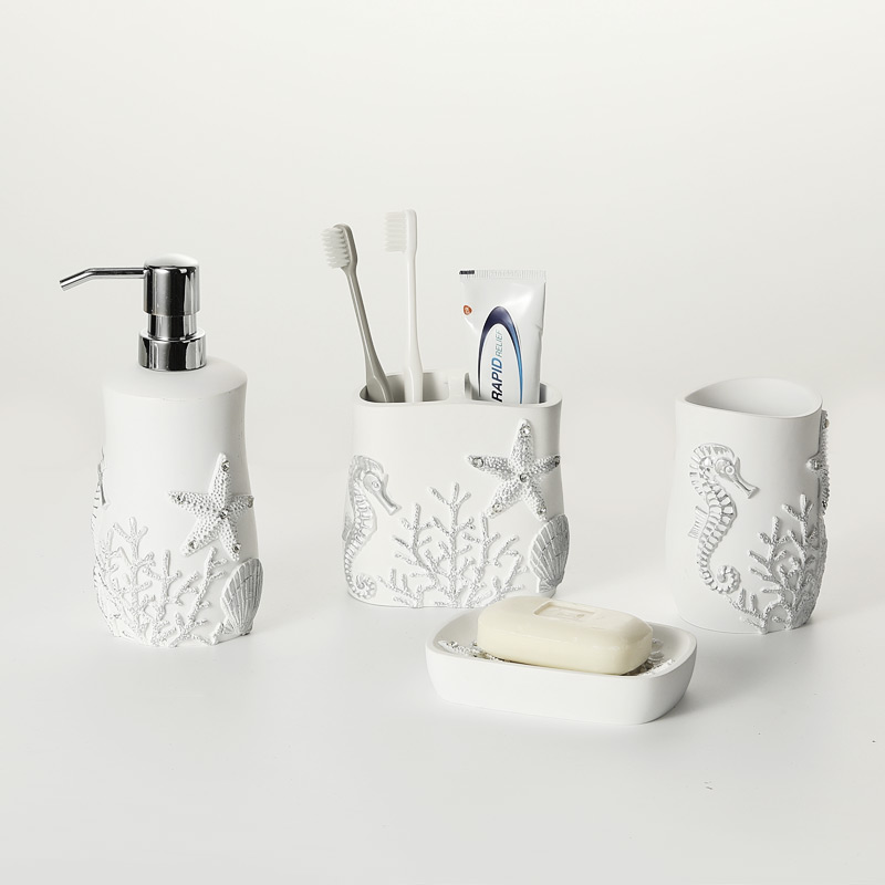 Starfish Style Resin Bathroom Sets Manufacturer
