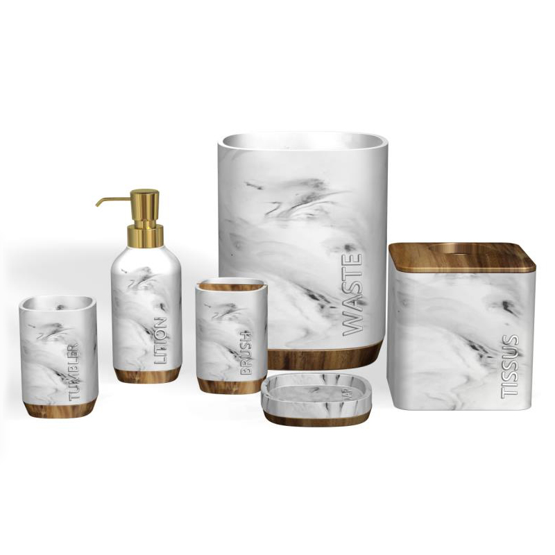 Marble Look Resin Bathroom Sets Manufacturer