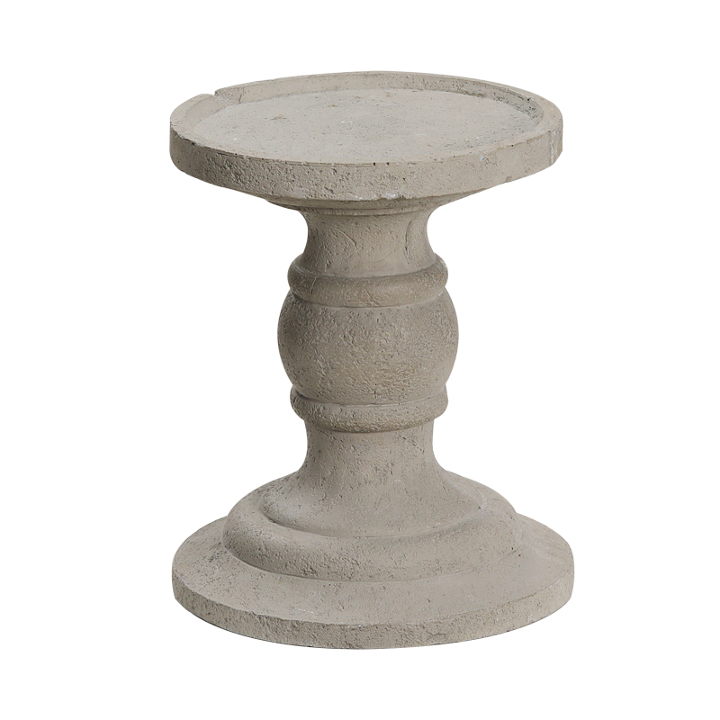 Grey Cement Retro Style Candle Holder Manufacturer