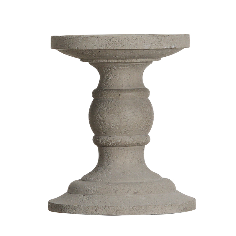 Grey Cement Retro Style Candle Holder Manufacturer