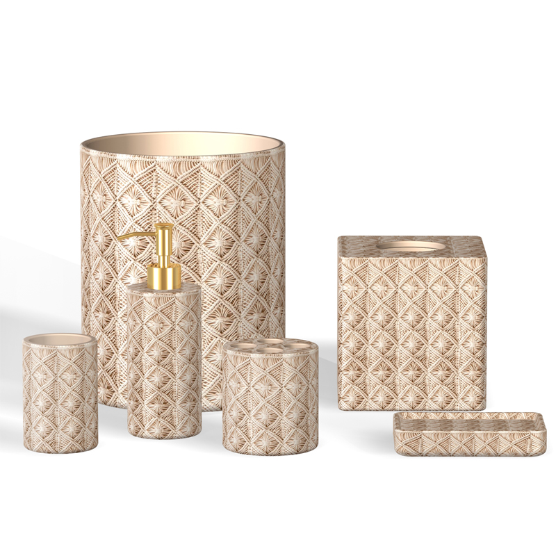 Gold Colour Soap Dispenser Sets Manufacturer