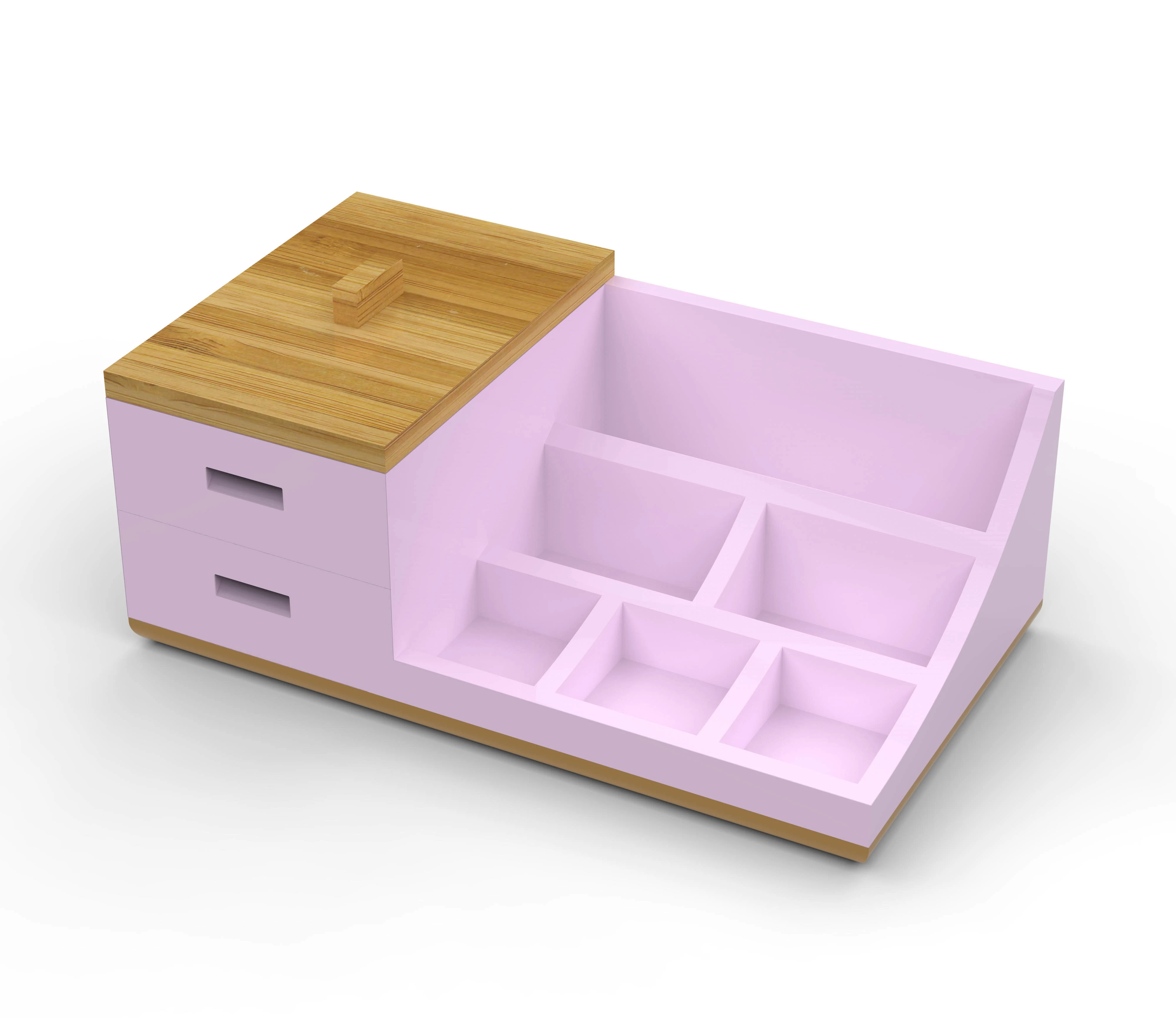 Bamboo Resin Vanity Organizer Manufacturer
