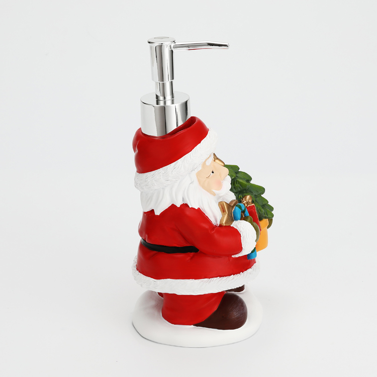 Santa Claus Resin Lotion Pump Bottle Manufacturer
