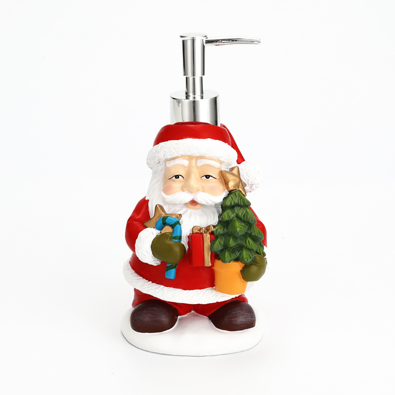 Santa Claus Resin Lotion Pump Bottle Manufacturer