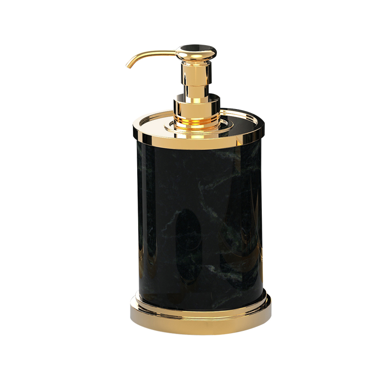 Black Marbale Pattern Resin Bathroom Sets Manufacturer
