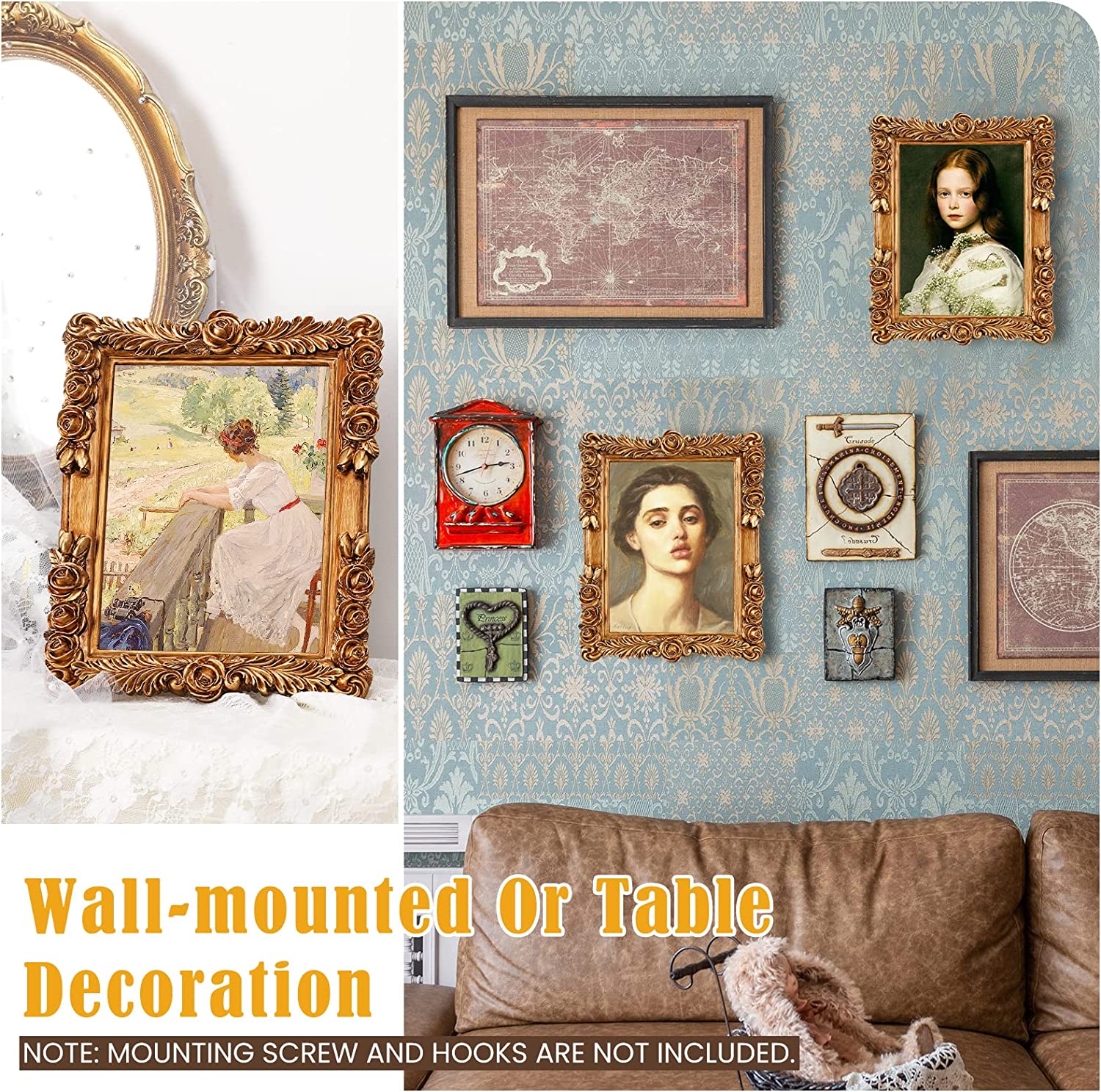 Vintage Roses Resin Photo Frame Manufacturer