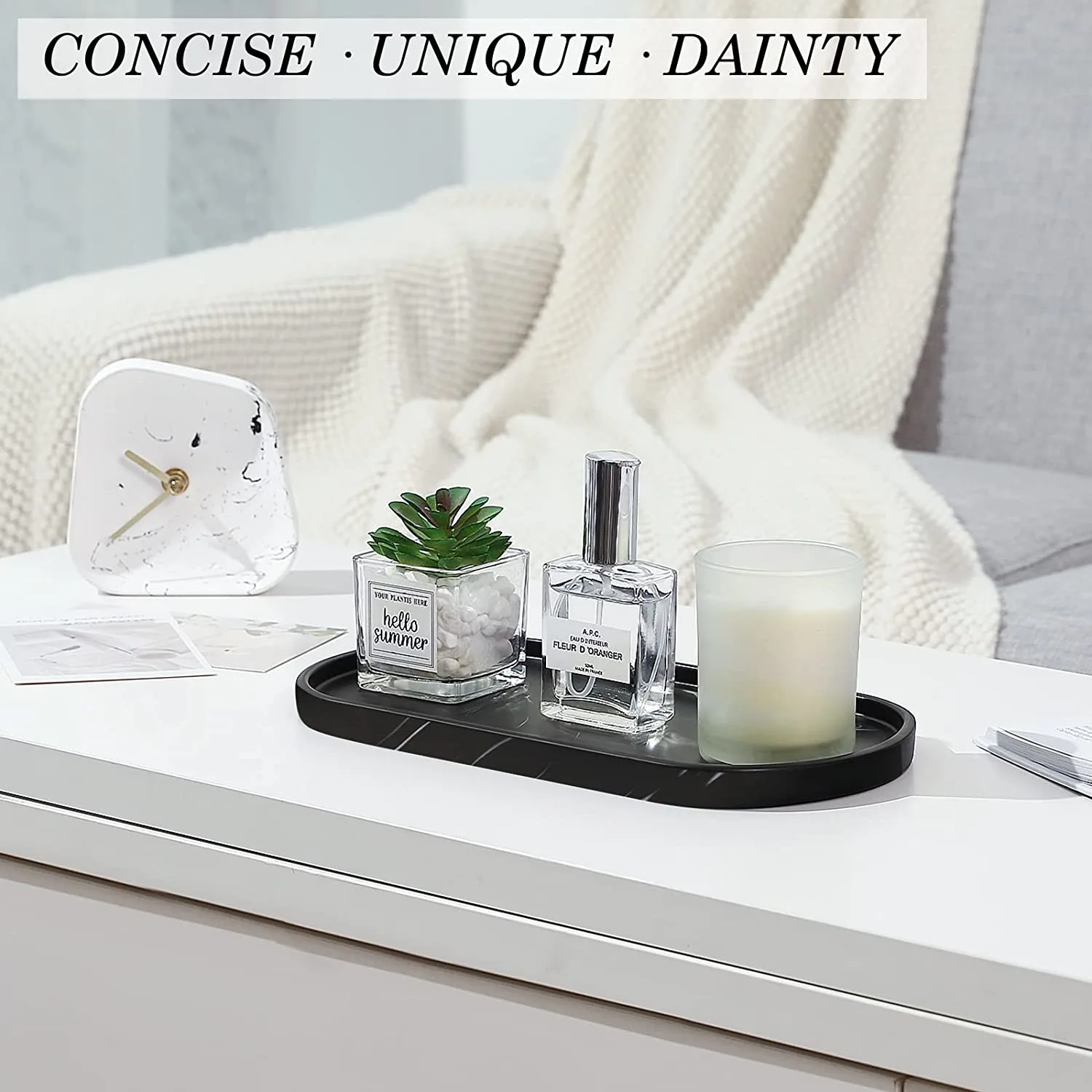 Matte Ink Black Cosmetics Tray Manufacturer