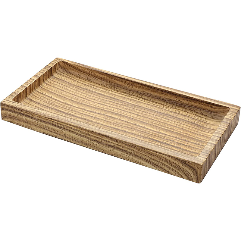 Wood Grain Resin Jewelry Tray Manufacturer