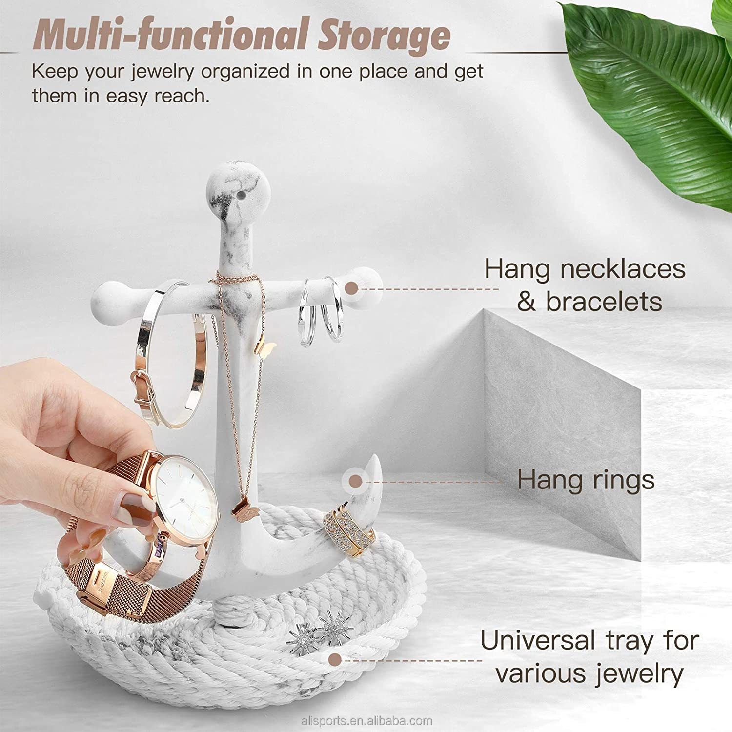 Resin Anchor Design Jewelry Organizer manufacturer