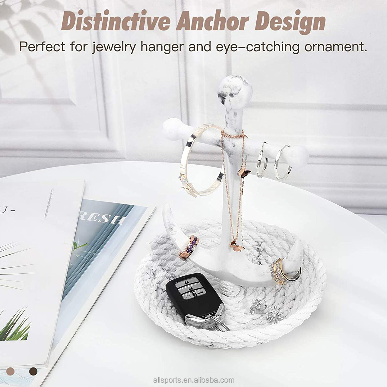 Resin Anchor Design Jewelry Organizer manufacturer