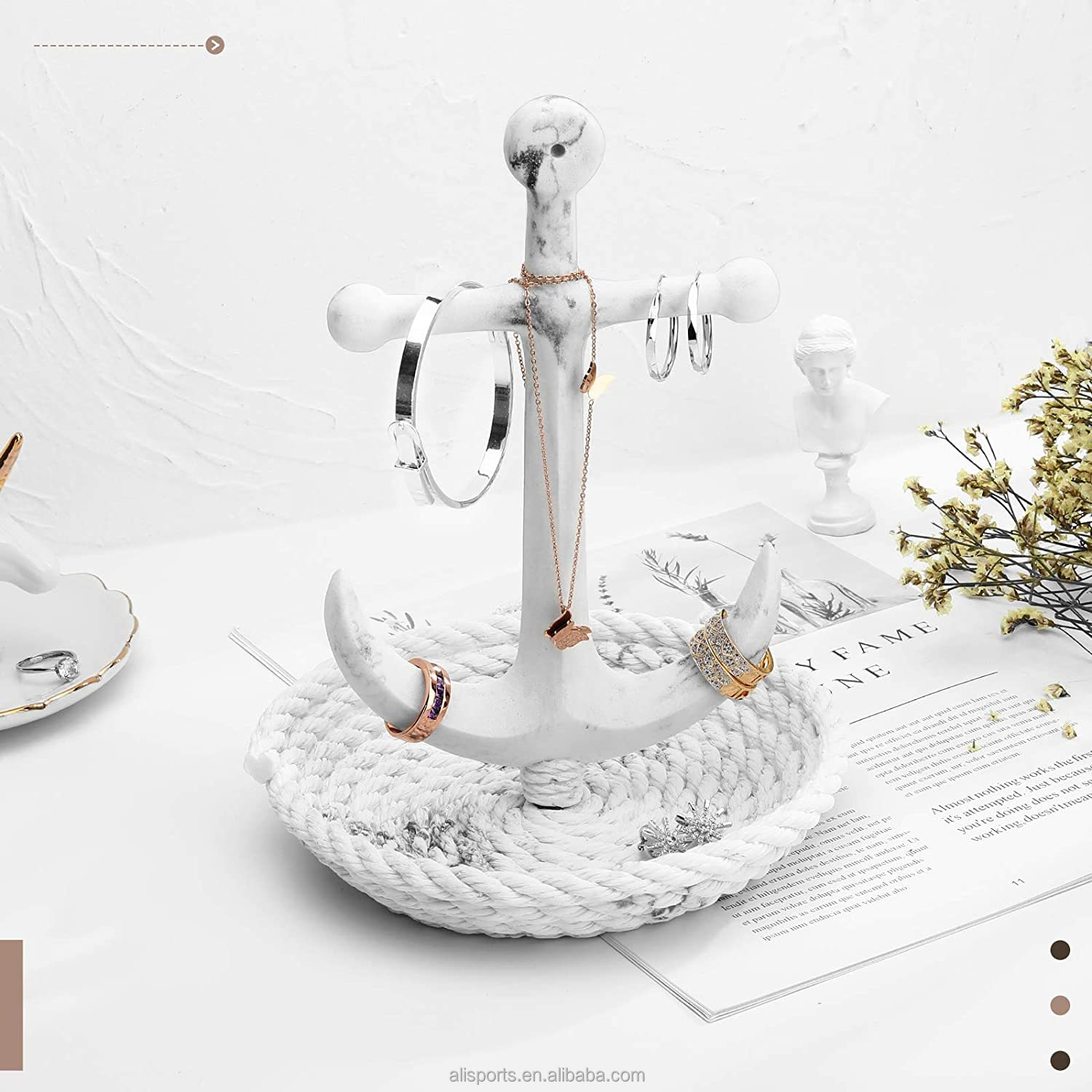Resin Anchor Design Jewelry Organizer manufacturer
