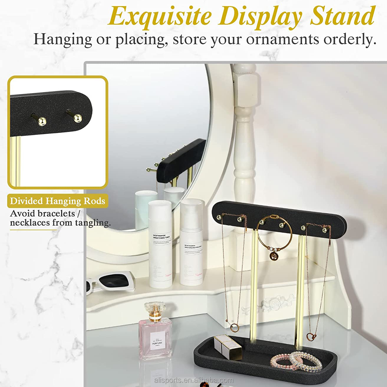 Resin Tray Base Jewelry Organizer manufacturer