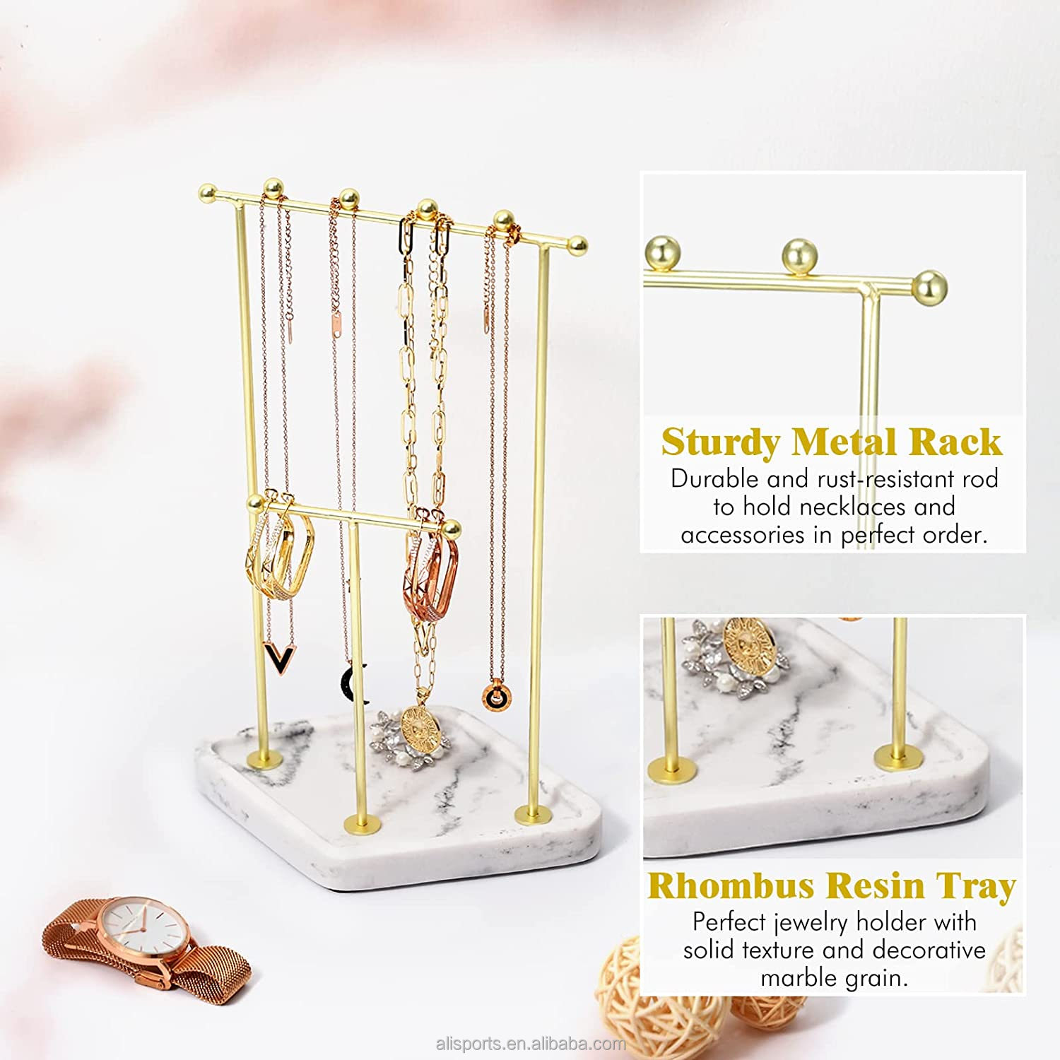 Resin Tray Base Perfume Organizer manufacturer