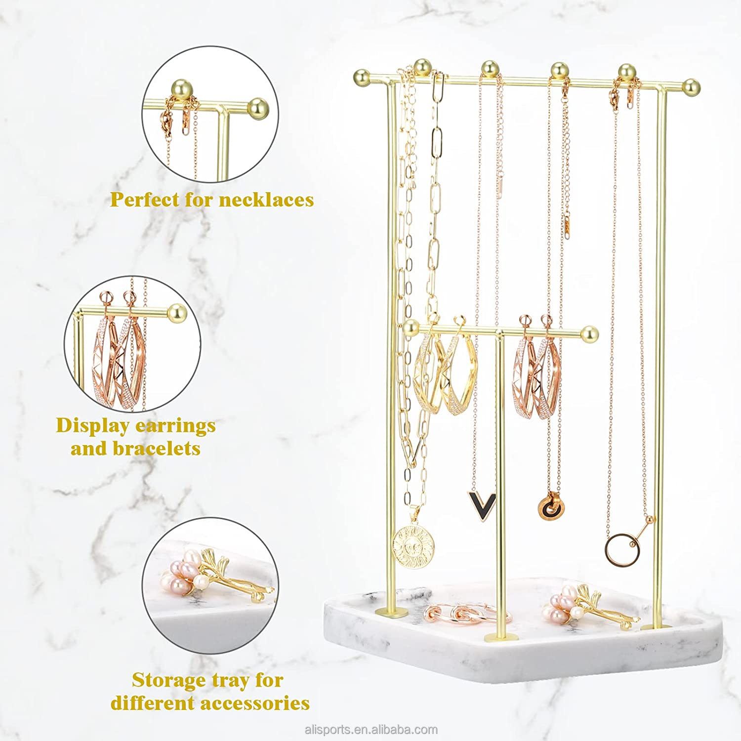 Resin Tray Base Perfume Organizer manufacturer