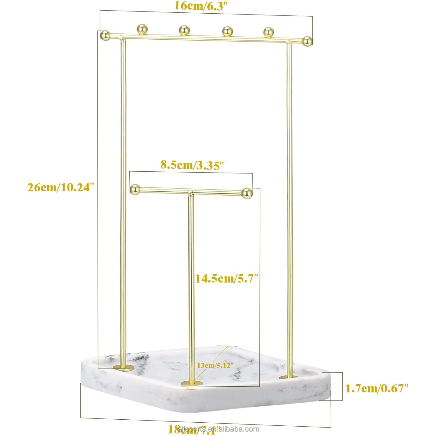 Resin Tray Base Perfume Organizer manufacturer