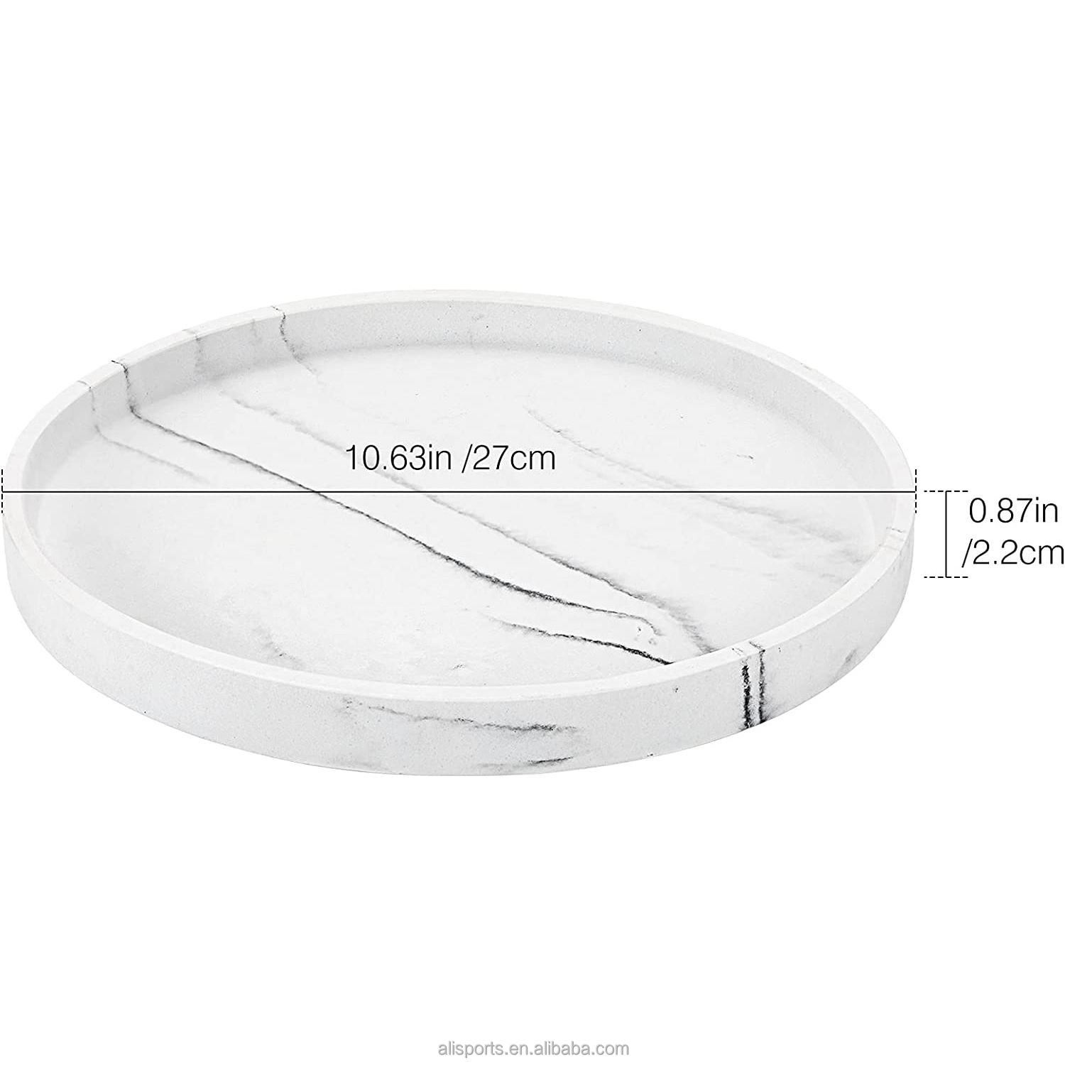 Gravel White Cosmetics Tray manufacturer