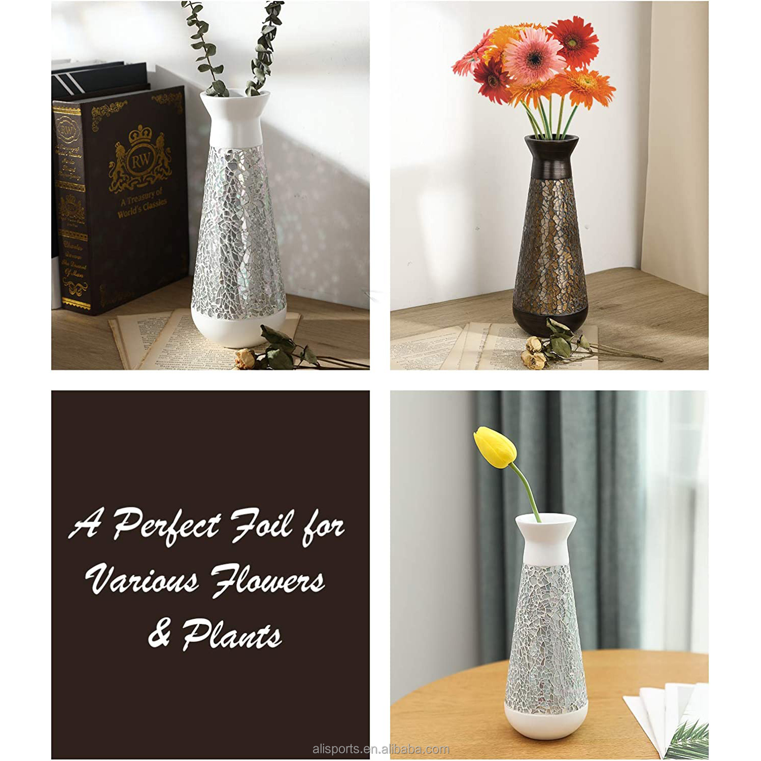 Mosaic Design Flower Bottle manufacturer