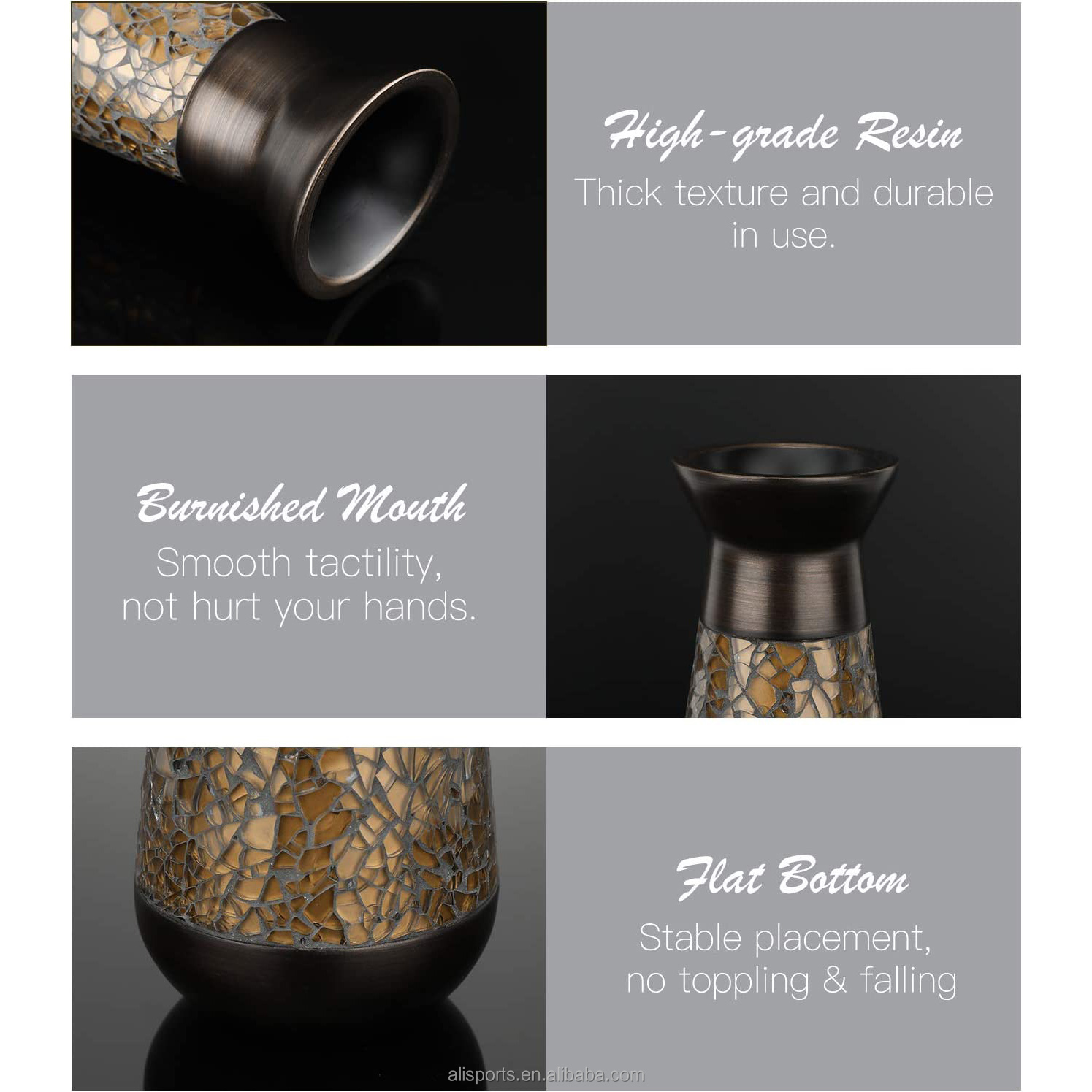 Mosaic Design Flower Bottle manufacturer